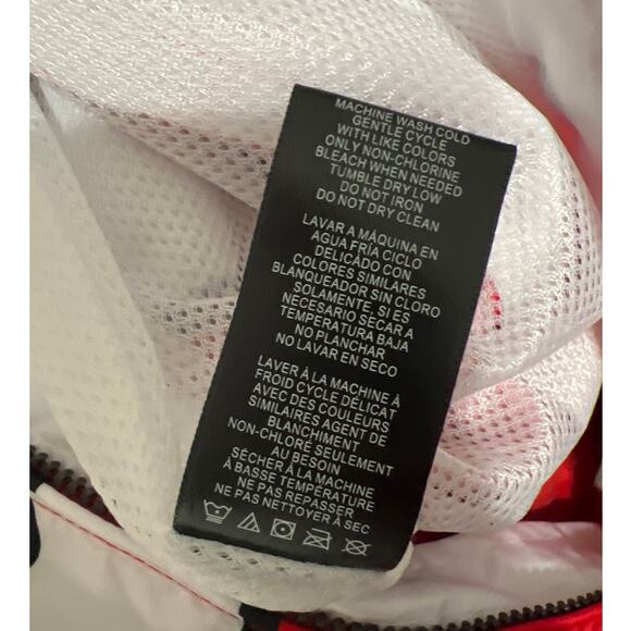 NWT Members Only Sport Red Team Racing Windbreaker Men's Jacket. Size: Medium - Picture 10 of 10